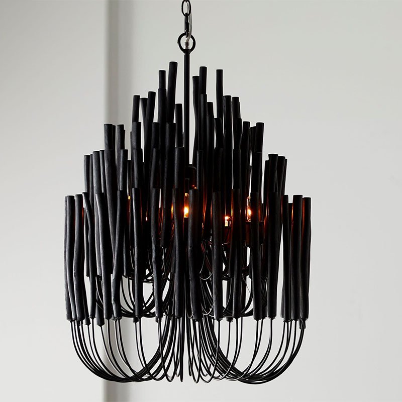American Style Simple Creative Chandelier Modern Wood Branches Chandelier Hotel Living Room Dining Room Model Room Chandeliers