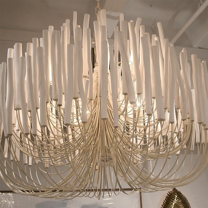 American Style Simple Creative Chandelier Modern Wood Branches Chandelier Hotel Living Room Dining Room Model Room Chandeliers