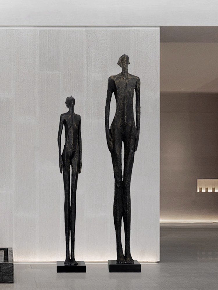 Modern Nordic Run Man LED Floor Lamp Post-Modern Art Sculpture Statue for Living Room Decoration Large Size