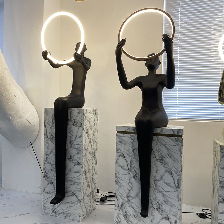 Contemporary Retro Exquisite Luxury Modern Living Room Study Bedside White Floor Lamps