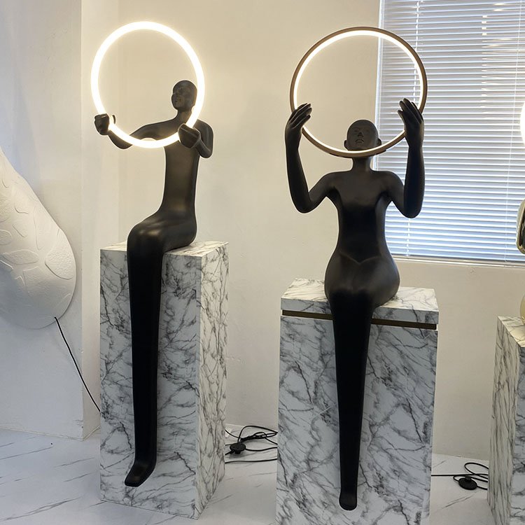 Contemporary Retro Exquisite Luxury Modern Living Room Study Bedside White Floor Lamps
