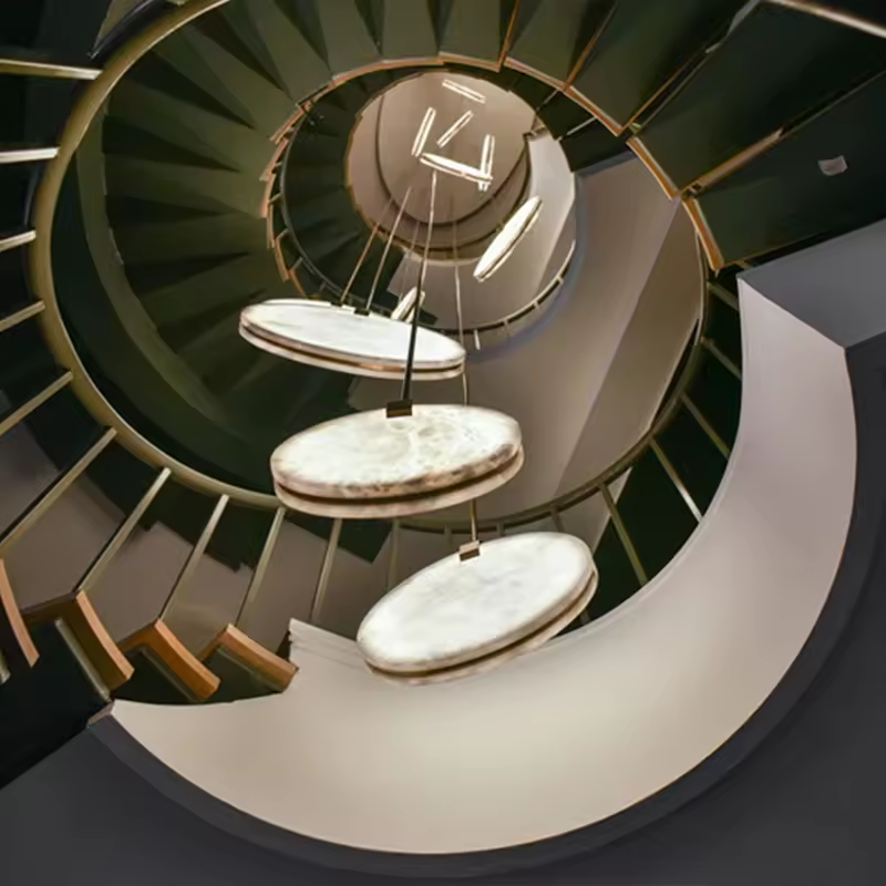 Modern Personality Artistic Innovation Round Chandelier Corridor Stair Chandelier Can Be Customized