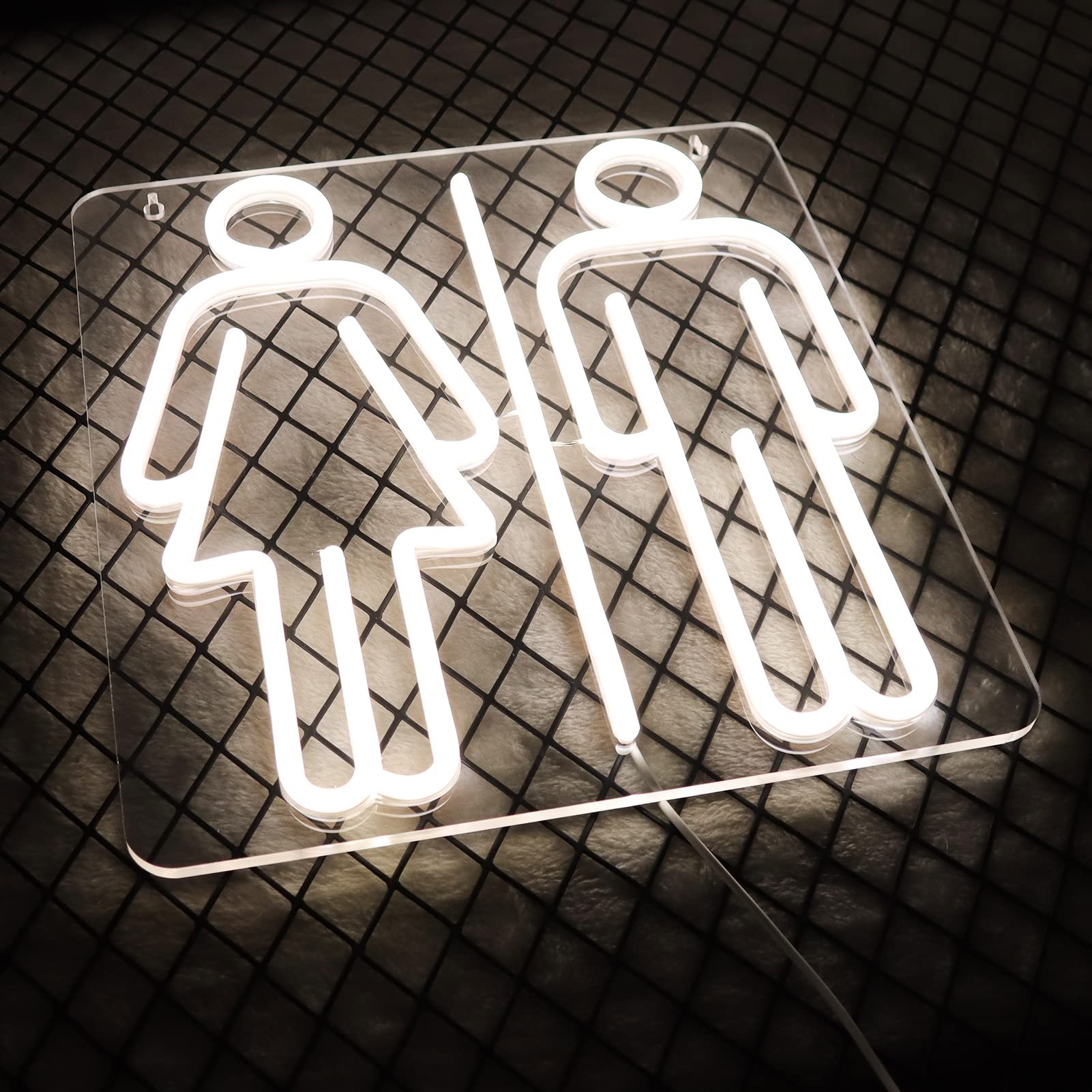 Toilets Neon Signs for Wall Decor Neon Lights for Bedroom Led Business Signs Suitable for Washroom Restroom