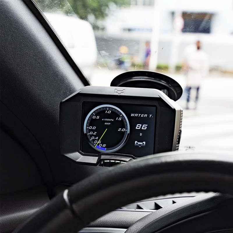 Magician F936 Auto Meter Temperature Screen Digital Lcd Dash Universal mitsubishi Car Display for Magician F9 Obd2 Obd Gauge