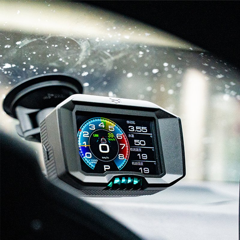 Magician F936 Auto Meter Temperature Screen Digital Lcd Dash Universal mitsubishi Car Display for Magician F9 Obd2 Obd Gauge