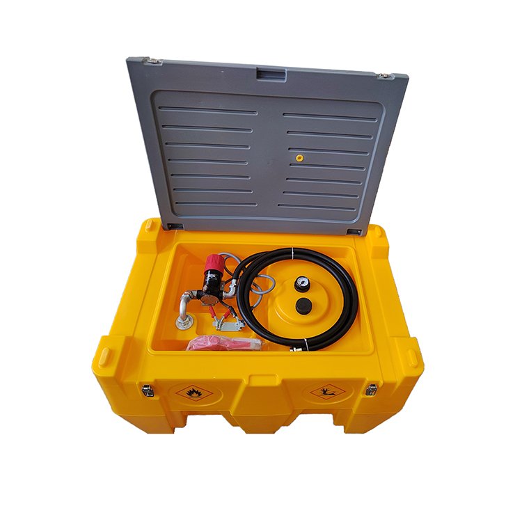 240L/480L Plastic Mobile Gasoline Storage Tank Portable Diesel Fuel Tank With Pump for Vehicle Refueling