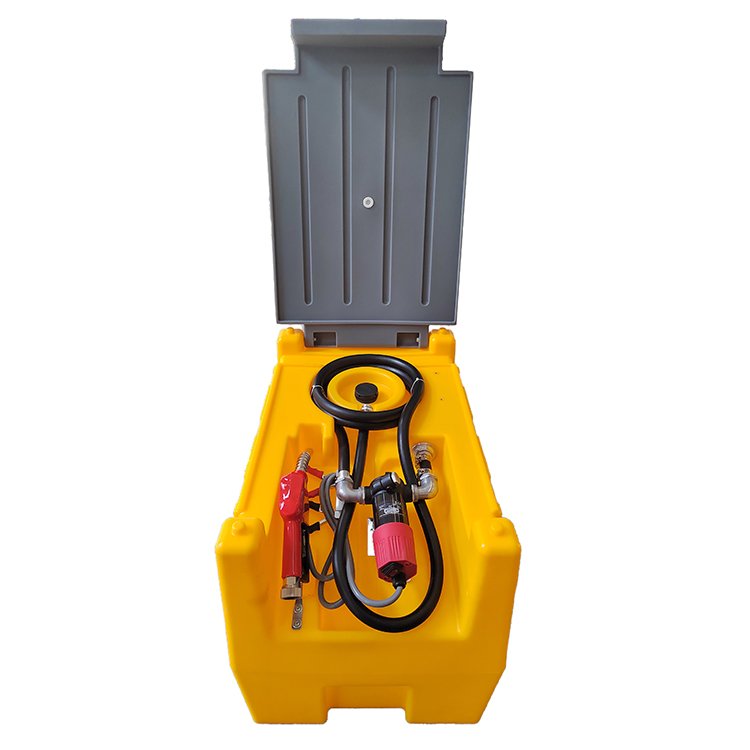 240L/480L Plastic Mobile Gasoline Storage Tank Portable Diesel Fuel Tank With Pump for Vehicle Refueling