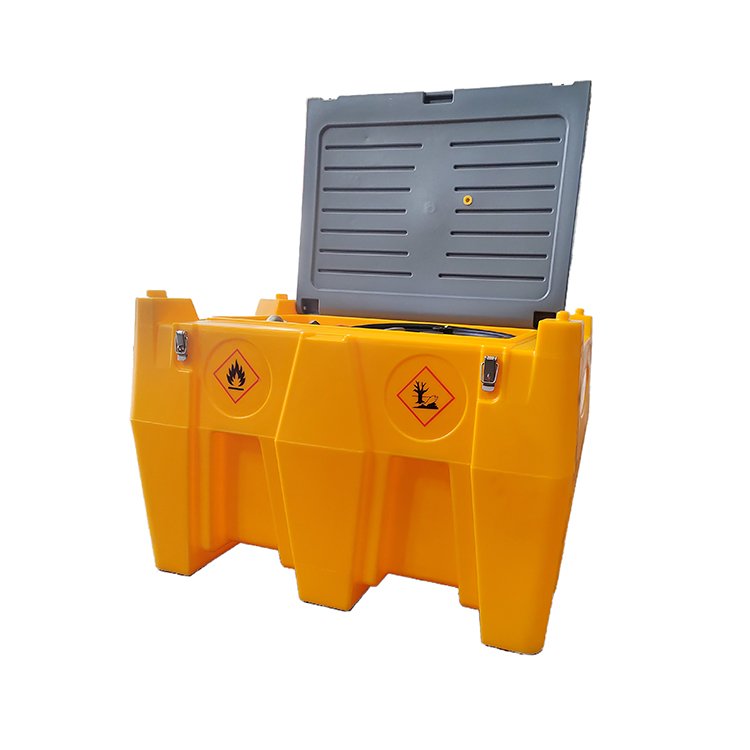 240L/480L Plastic Mobile Gasoline Storage Tank Portable Diesel Fuel Tank With Pump for Vehicle Refueling