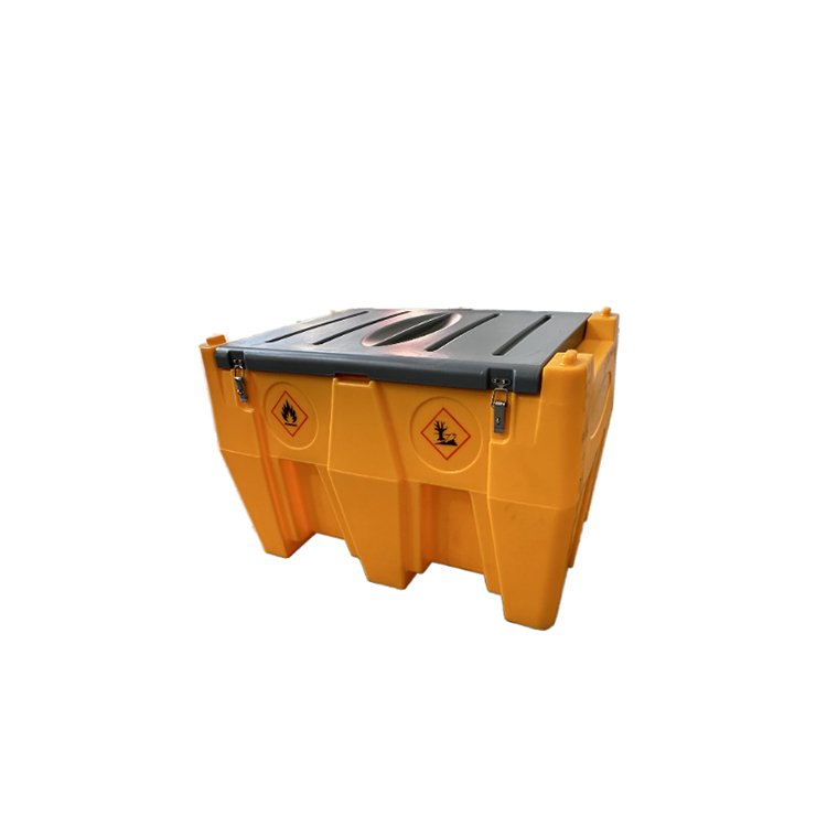 240L/480L Plastic Mobile Gasoline Storage Tank Portable Diesel Fuel Tank With Pump for Vehicle Refueling
