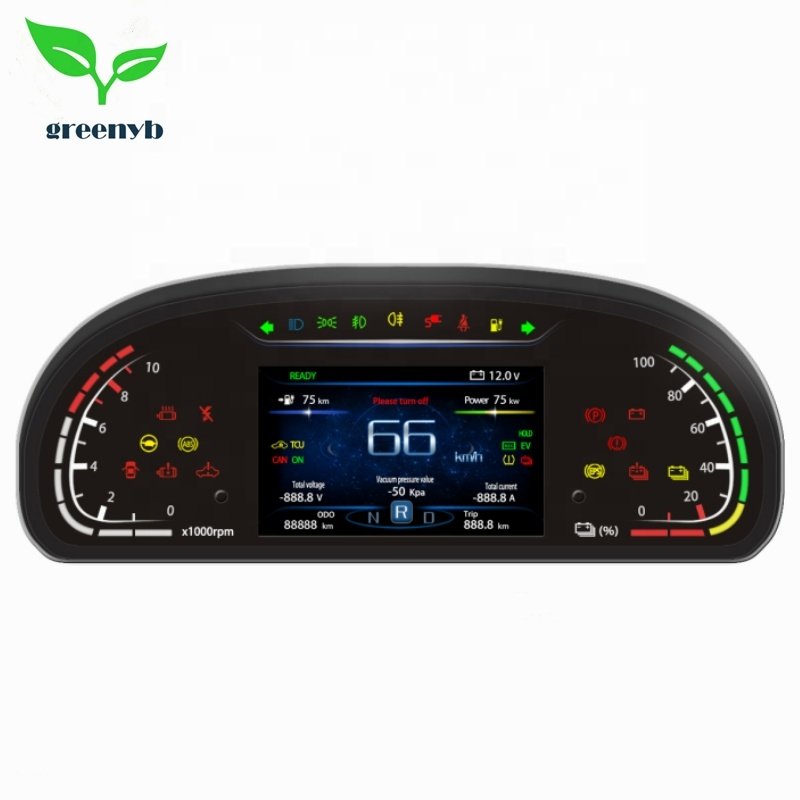E735-CAKY-X Auto Meter Tachometer Digital Car Dashboard Panel Display Speedometer for Electric Bus Passenger Car