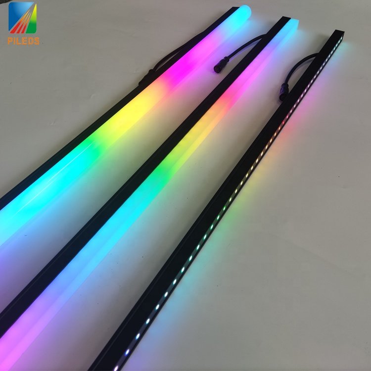 High Efficiency PILEDS Individual Pixel Control 60pcs SMD 5050 RGB FC LED Pixel Bar Tube Light Beam Lights IP65