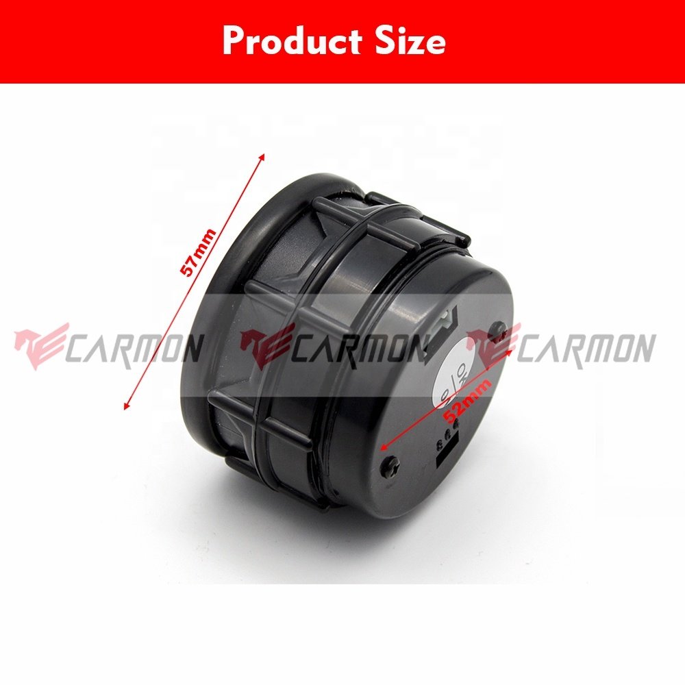 Custom 52mm Auto Meter 0-9990rpm 2'' 3 Colors Led Digital Dashboard Tachometer Gauge