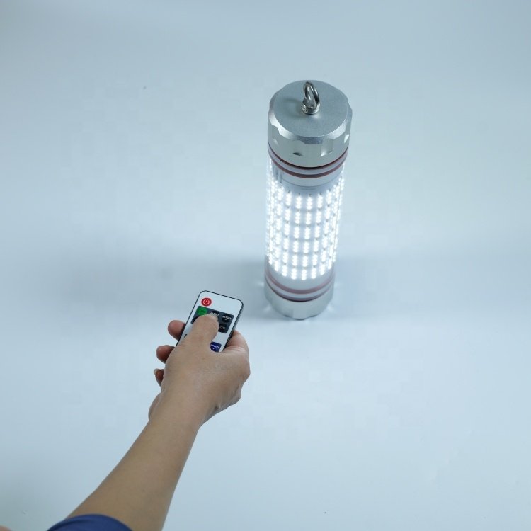 Battery Inside 300W Rechargeable Underwater Fishing Light White Green Blue Squid Fishing Led Lights