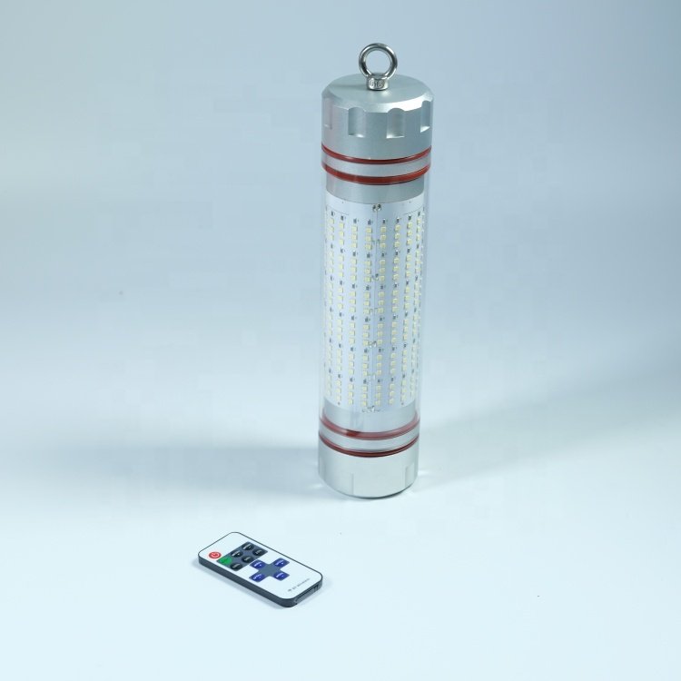Battery Inside 300W Rechargeable Underwater Fishing Light White Green Blue Squid Fishing Led Lights