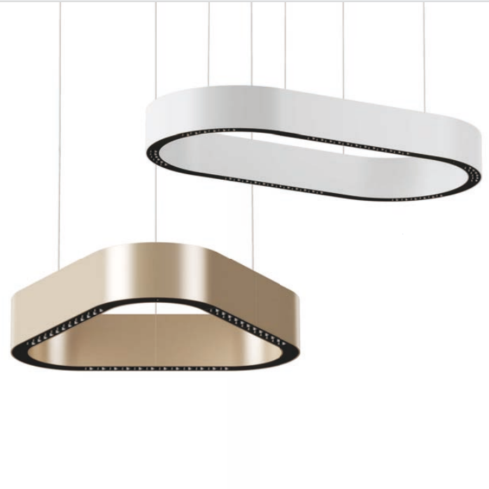 ECOJAS Office Linear Led Chandeliers Pendant Lights 36w 1200mm 4ft Linear Led Light Housing Suspended Light