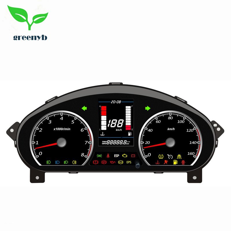 ZB129E Auto Meter Car Lcd Meter Instrument Dashboard Bus Instrument Cluster