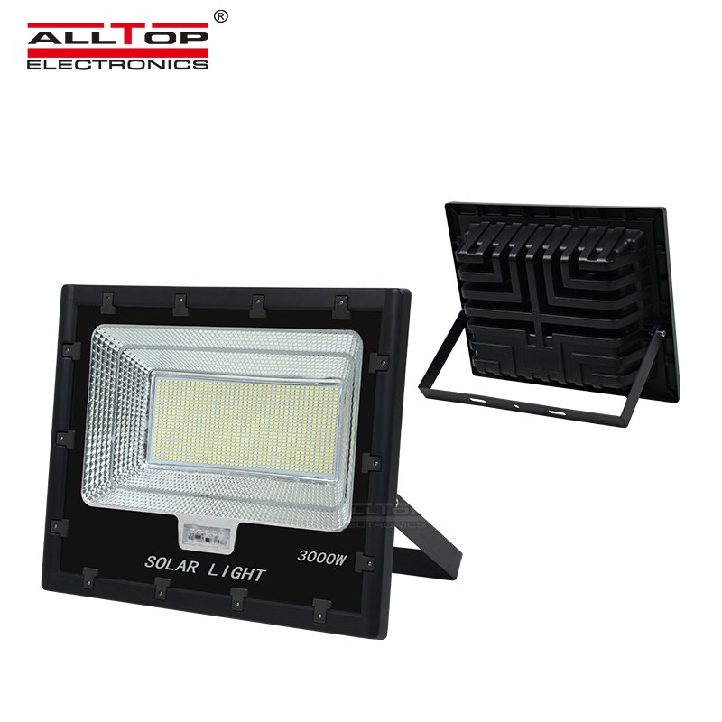 ALLTOP Rechargeable Plastic Outdoor Reflector 3000w Solar Energy LED Flood Light