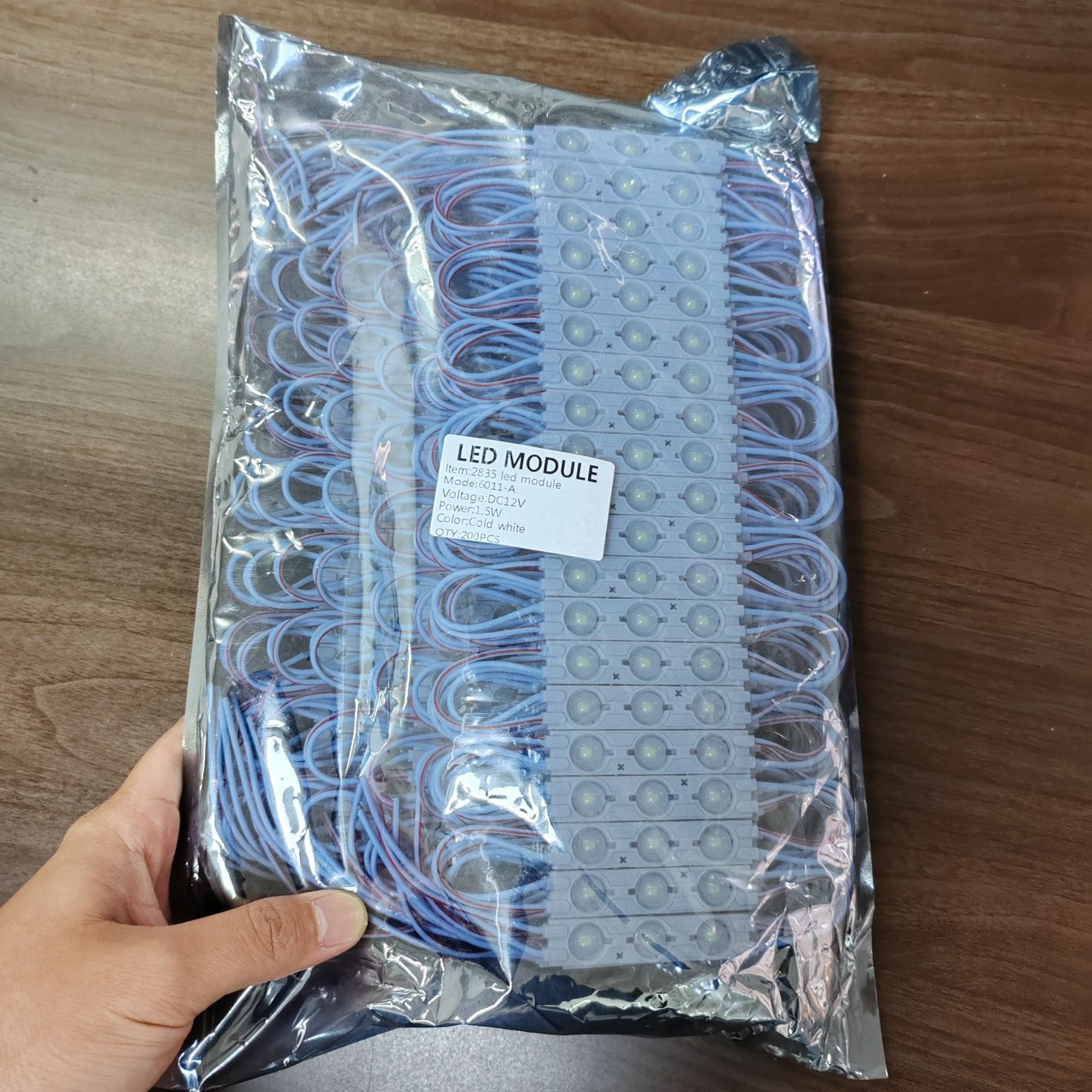 6011 Outdoor Advertising Box LED Display Module 12V 3LEDs 1.5W Blue/Green/CCT Colors IP65/IP67 for Letters Advertising