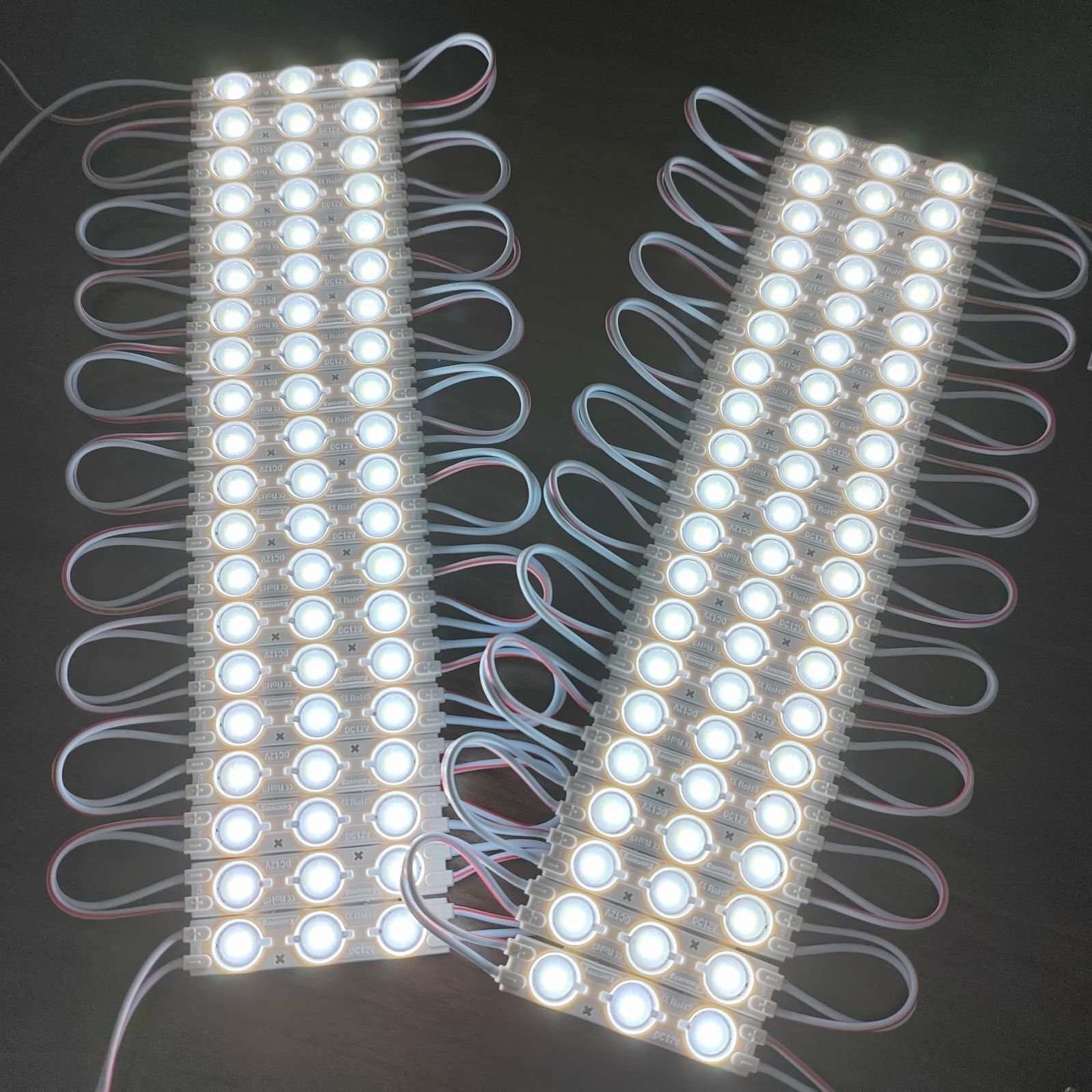 6011 Outdoor Advertising Box LED Display Module 12V 3LEDs 1.5W Blue/Green/CCT Colors IP65/IP67 for Letters Advertising