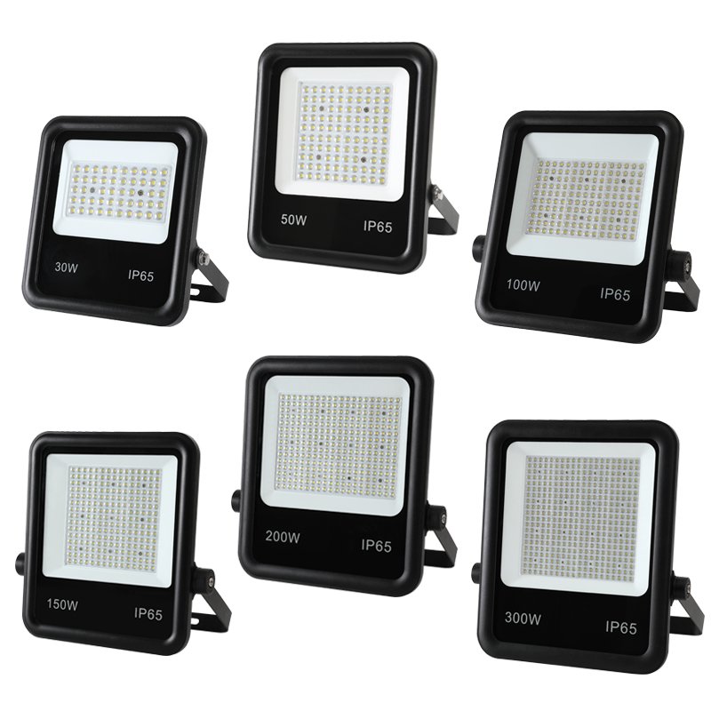 Manufacturer Floodlight Led Exhibition Lights Outdoor Flood Light Led Lens 20w 30w 50w 100w 200w 300w Rotatable Bracket 320D