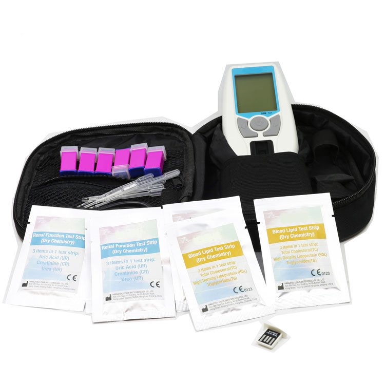 7 In1 Full Auto Dry Biochemical Analysis Meter /lipid Profile Meter /renal Function Meter with 25 Pieces test Strips