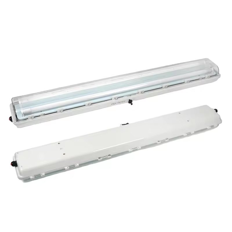 Explosion Proof Fluorescent Lighting Fixture Ip65 Anticorrosion Linear Atex Light