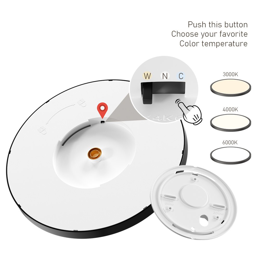 Indoor Lighting Modern Ultra Thin Dial Round Led Ceiling Lights Mounted Bedroom Living Room Led Ceiling Lamp