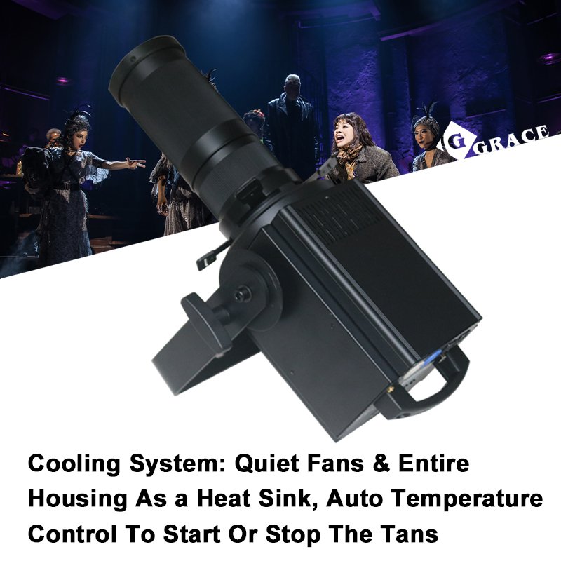 Igracelite Zoom RGBALC 6in1 CRI>96 Studio Light Zoom PWM Mode LED Profile Stage Light