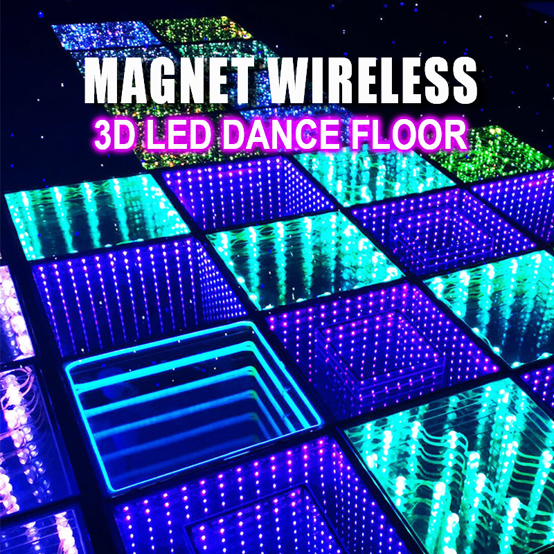 Dj Disco Stage Party Infinity Magnetic Led 3d Waterproof Light Dance Floor Lamp LED Matrix Light