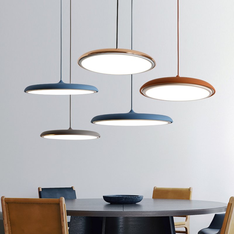 High Quality Modern Chandeliers Lights Modern Nordic Ultra-thin Anti Glare Elegant for Dining Room SMD LED Pendant Light