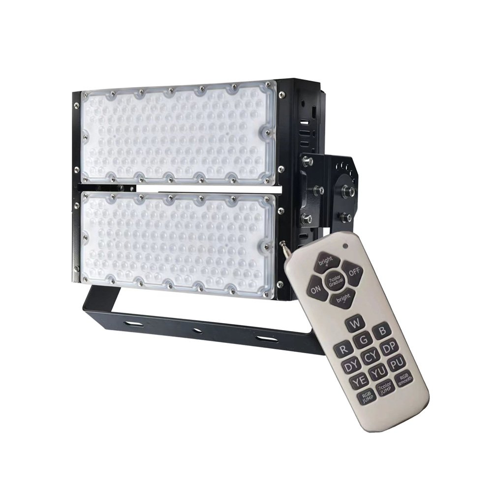 Outdoor Led Landscape Floodlight Remote Control Wall Washer RGB Spot Lights Building Decoration IP65