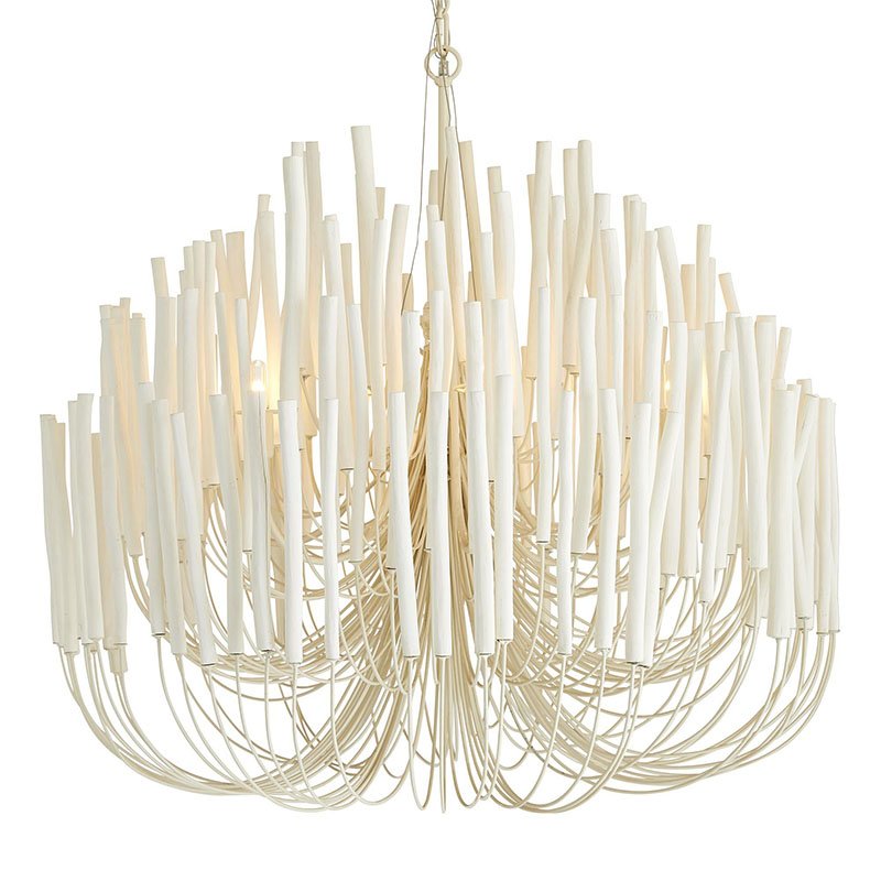 High Quality Chandeliers Nordic Style Wooden Metal Chandelier White Chandelier