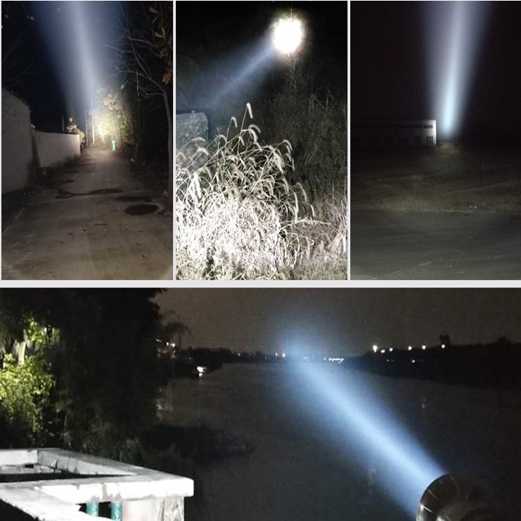 2000 Meter 100W 200W 300W Focus Light Cob Green Chip High Beam Outside Spot Led Flood Lights Spotlight for Hunting