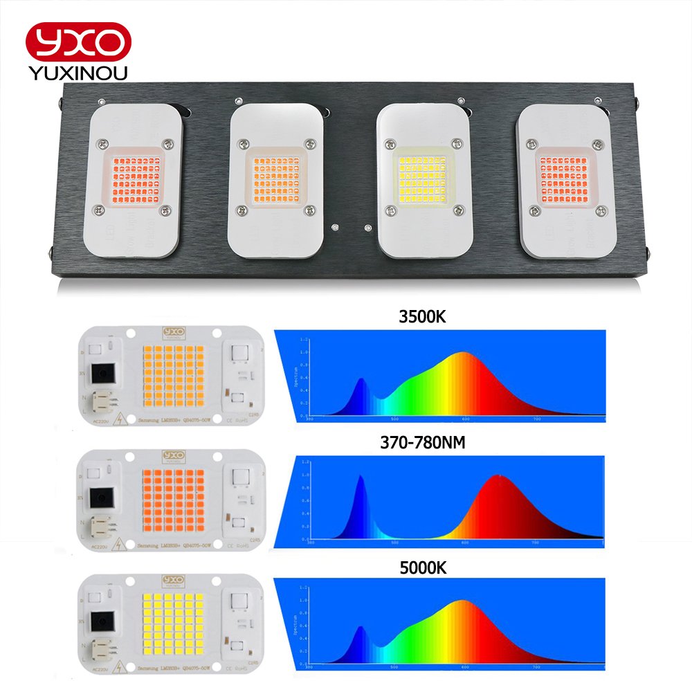 Hot Indoor Hydroponics LM283B+ 660nmt 200w Grow Light 3500k 6000k Full Spectrum LED Grow Light