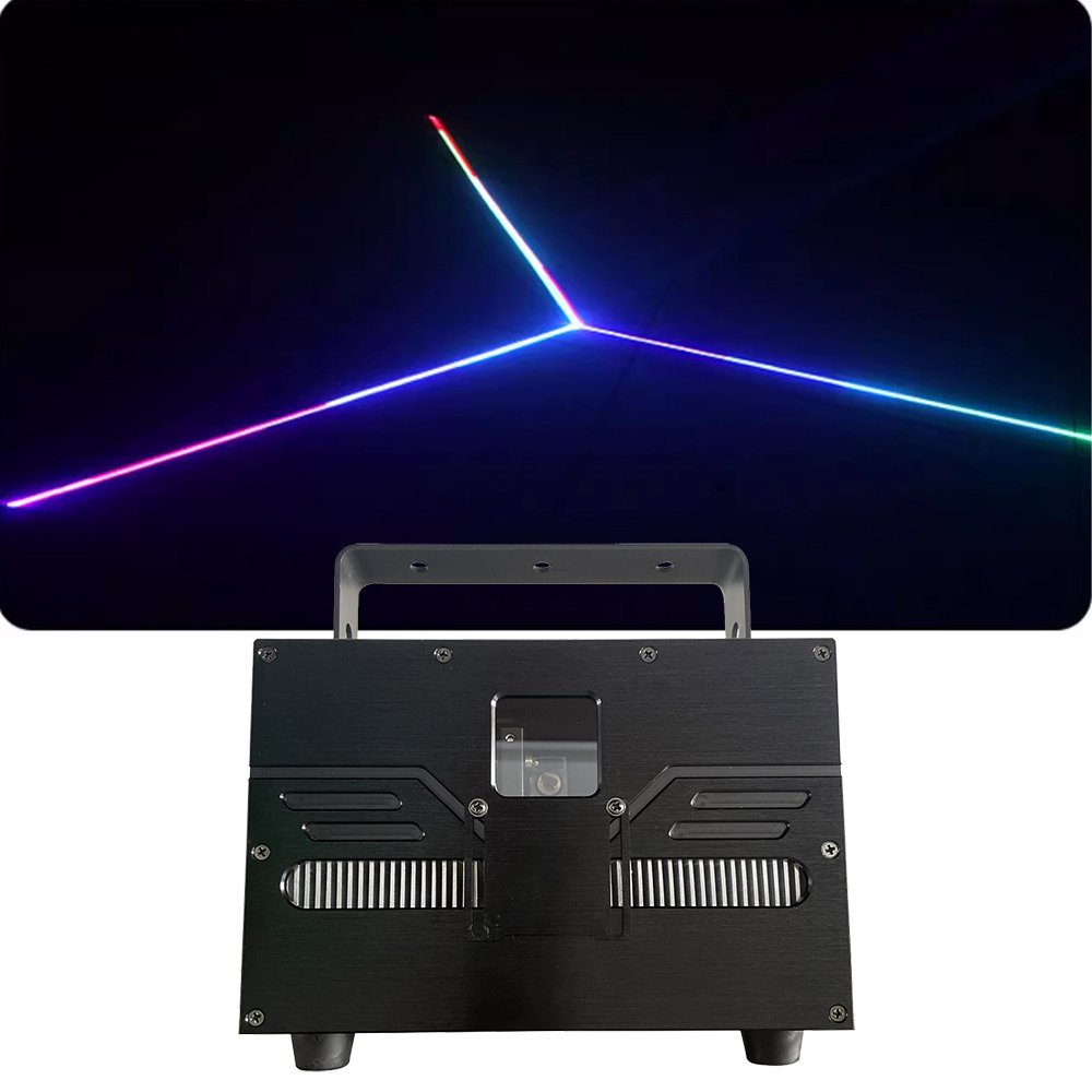 High Bright Wedding Laser 10w Rgb Full Color Laser Stage Lighting Equipment Carton Animation Line Beam Scan Holiday Party Lights