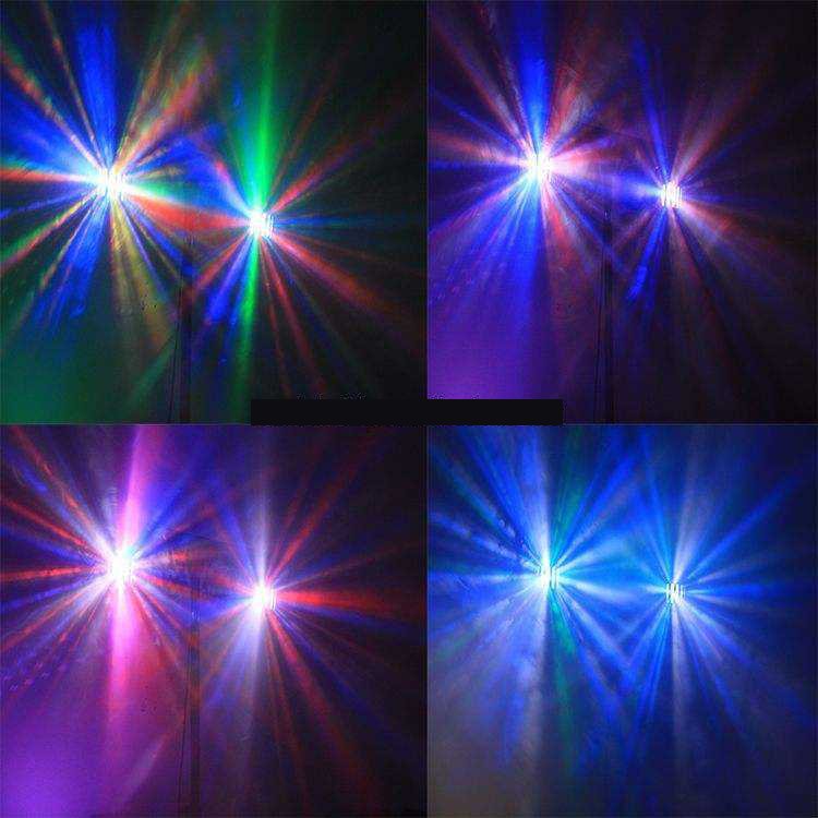 Portable Wedding LED Par Light Moving Head Beam 4 in 1 Disco Dj Party Stage Light with T bar Stand