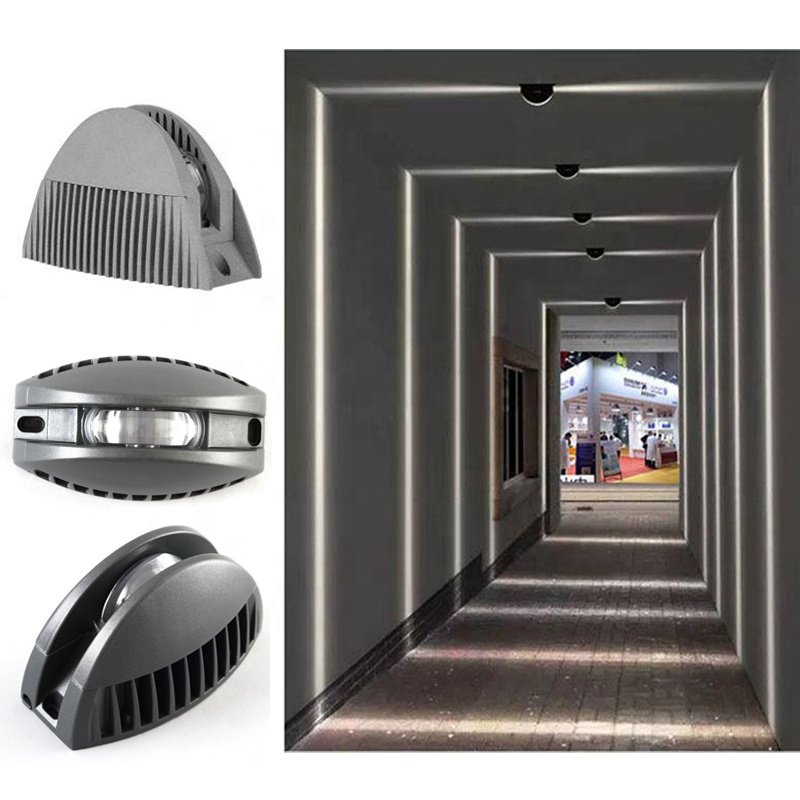 12W RGBW Window Sill Light Colorful Outdoor Waterproof Wall Lamps Corridor 360 Degree Ray Door Frame Led Spot Light