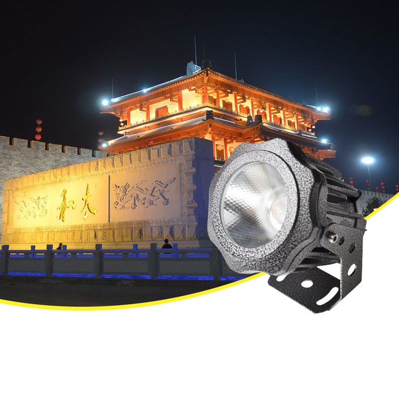 Outdoor Projector Lights 200W Narrow Beam 6 Degree LED Building Facade Spot Flood Lighting
