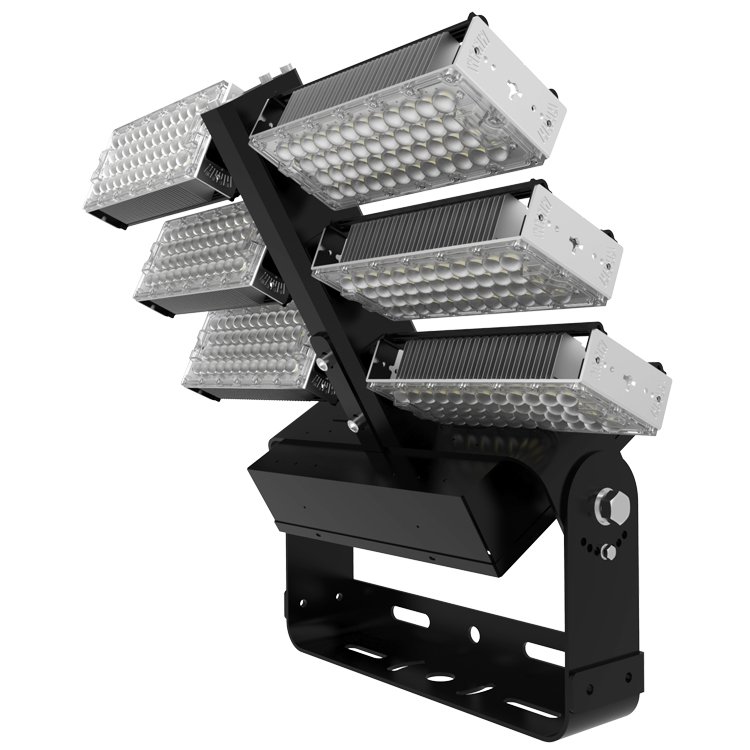 High Mast 800W 400W 1200W 220V Ip68 Ip65 4000K White Tunable Tower Crane Outside Sport Led Floodlight Flood Lights for Stadium