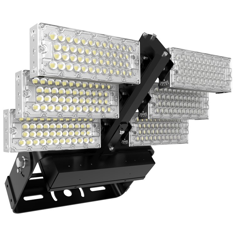 High Mast 800W 400W 1200W 220V Ip68 Ip65 4000K White Tunable Tower Crane Outside Sport Led Floodlight Flood Lights for Stadium