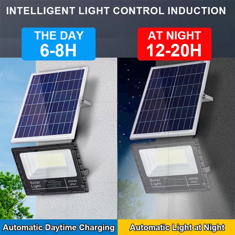 IP67 Outdoor 100W 200W 300W 500W 600W Color Changing Outdoor Solar LED Flood Light