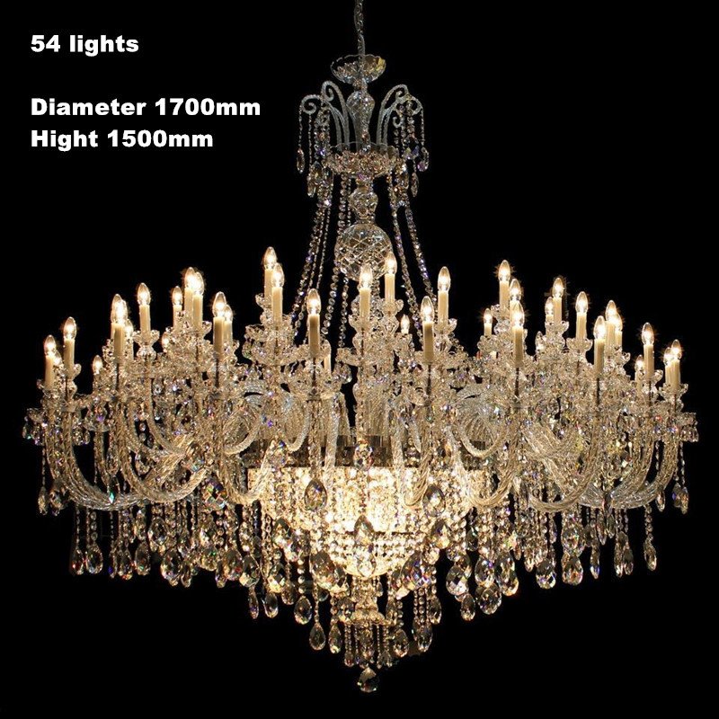 Hot Sale European Vintage Hotel Pendant Lighting Led Crystal Chandeliers