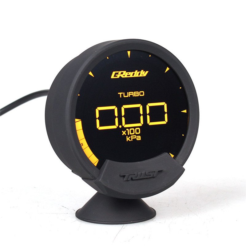 GReddi Sirius Obd2 Meter Series 7-color Adjustable New Universal LCD Meter LED Display Car Gauge Fuel Pressure air Fuel Ratio