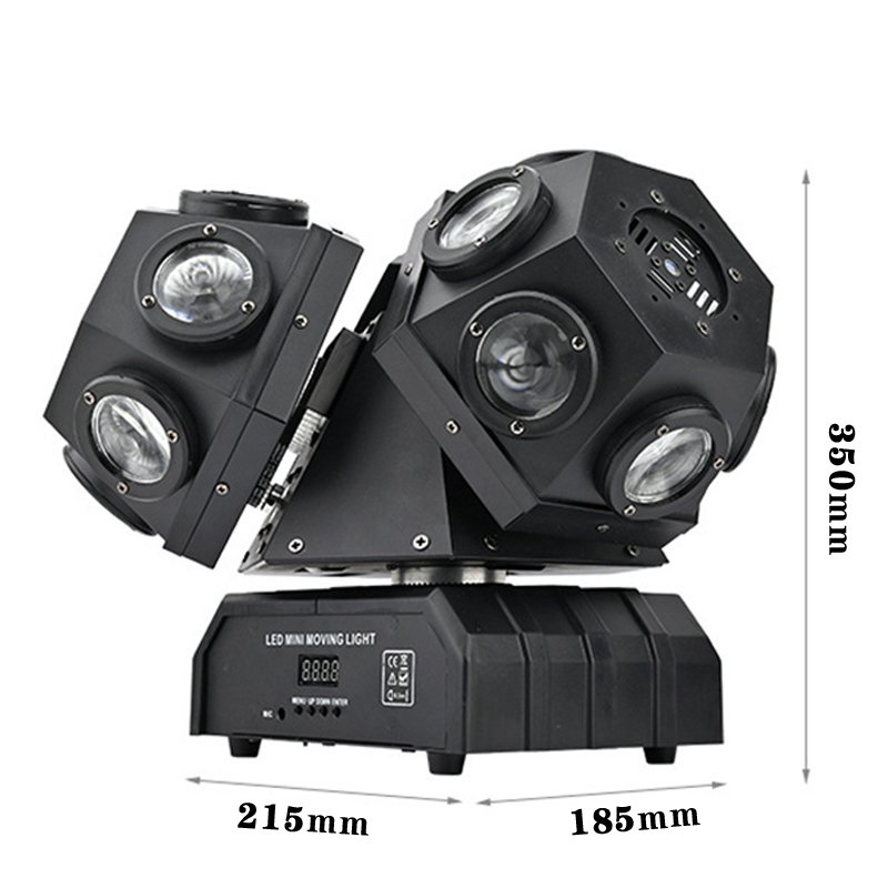 LED Three Head Moving Head Beam Light KTV Voice Controlled Moving Head Laser Spotlight Rotating Laser Light