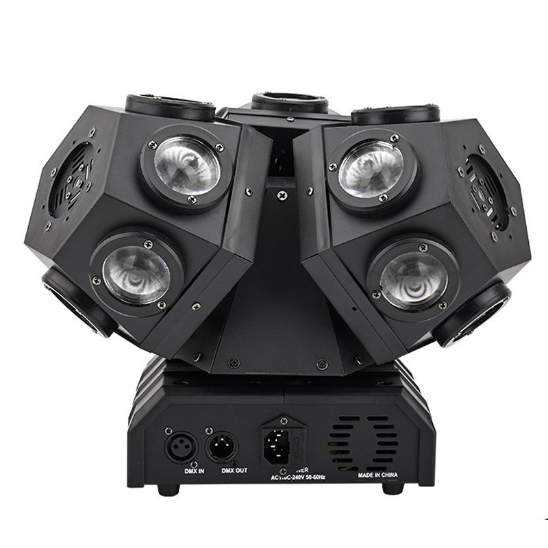 LED Three Head Moving Head Beam Light KTV Voice Controlled Moving Head Laser Spotlight Rotating Laser Light