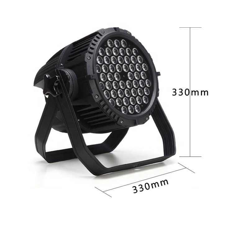 Outdoor 54X3W RGBW RGB Waterproof IP65 LED Par Can Stage Light