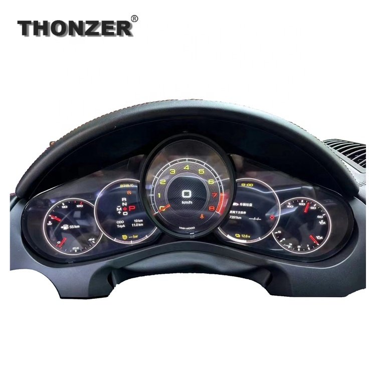 Car Auto Meter Speedometer LCD Dashboard Instrument Cluster for Porsche Cayenne and Palamela 2010-2016 Car Digital Cluster Ins