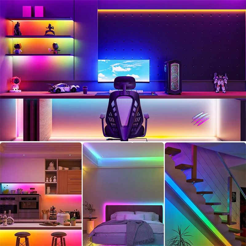Ws2812b Led Strip Addressable Pixel Led High Quality Rgb Led Ws2811 Led Light Controller 10MM 5v 12v 24v 30 60 96 114LED