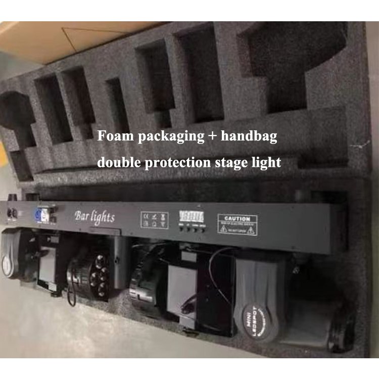 Disco Music Festival Moving Head Rack T Holder Stand 4 Dj Lighting Stage Light System With Rack and Carry Bag