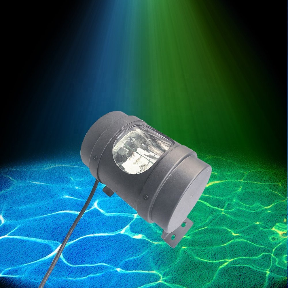 RGB Colorful Water Ripple Projection Lamp Outdoor Garden Tree Spotlight Landscape Lighting Led Dynamic Wall Washer Floodlight